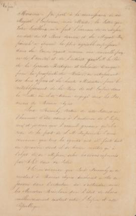 Carta de Antônio Luís Pereira da Cunha (1760-1837), Visconde de Inhambupe, a George Canning (1770...