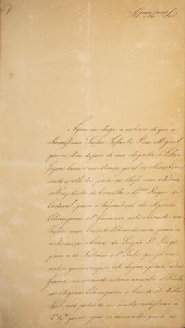 Cópia de ofício n.8 enviado por João Antônio Pereira da Cunha (1798-1834) para João Carlos August...