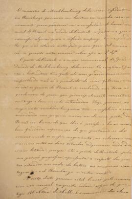 Ofício original, datado de 5 de novembro de 1825, enviado por Eustáquio Adolfo de Melo Matos (179...