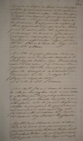 Cópia de nota diplomática enviada por Domingos Borges de Barros (1780-1855), Visconde de Pedra Br...