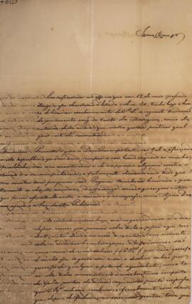 Ofício original, datado de 12 de dezembro de 1826, enviado por Eustáquio Adolfo de Melo Matos (17...