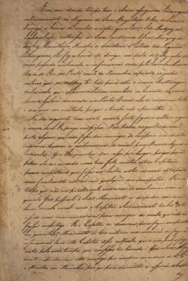 Cópia de nota diplomática enviada por Lourenço Westin (1787-1846) para João Severiano Maciel da C...