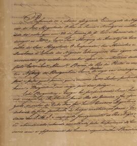 Cópia de nota diplomática enviada por Lourenço Westin (1787-1846) para João Carlos Augusto de Oye...