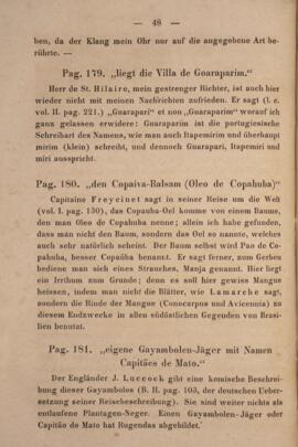 Livro “Brasilien, Nachträge, berichtigungen und zusätze zu der beschreibung meiner Reise im östli...