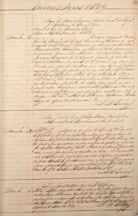 Cópia de ofício enviado por José Agostinho Barboza Junior, para o coronel Manuel Ramírez (1784-18...