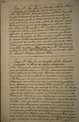 Cópia de ofício enviado por Manoel Rodrigues Gameiro Pessoa (s.d.-1846), Visconde de Itabaiana, p...