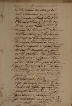 Relatório original com data de 20 de março de 1841, escrito por Braz Martins Costa Passos. Contém a descrição dos autos de justificação do capitão de presa Eduard Edwin Morgan na Comissão Mista anglo-brasileira sobre a apreensão de uma embarcação brasileira. Contém anexos.