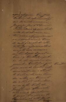 Requerimento de Anna Josefa de Bonfim Oliveira (s.d.), produzido pelo procurador Manoel Cerqueira Lima (s.d.) e dirigido a D. Pedro I (1798-1834), narrando as circunstâncias nas quais a galera brasileira “São Benedito”, de propriedade da referida Anna Josefa, havia sido apresada e conduzida a Serra Leoa pela fragata inglesa “Brazen” no ano de 1826, sob acusação de tráfico ilícito de escravos. Junto ao requerimento seguem anexados diversos documentos comprobatórios da injustiça da detenção e ilegalidade do julgamento; conclui solicitando que o imperador interviesse junto ao governo inglês a fim de obter a reparação dos prejuízos em decorrência da perda de carregamento por sentença do julgamento em Serra Leoa.