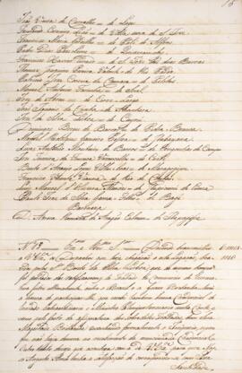 Cópia de ofício enviado por Manuel Rodrigues Gameiro Pessoa (s.d. – 1846), Visconde de Itabaiana,...