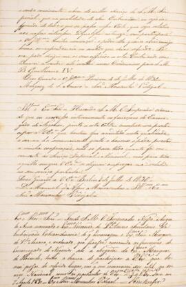 Cópia de ofício enviado por Kieckhofer para Monsenhor Francisco Corrêa Vidigal (s.d-1838), em dat...
