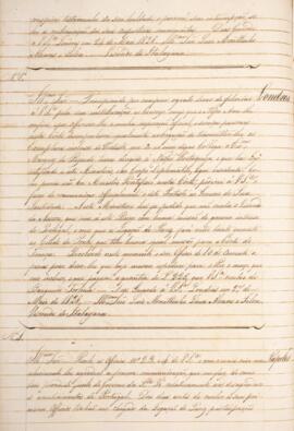 Cópia de ofício enviado por Manuel Rodrigues Gameiro Pessoa (1800 – 1846), Visconde de Itabaiana,...