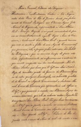 Cópia de despacho enviado por José Bonifácio de Andrada e Silva (1763-1838) para Carlos Frederico...