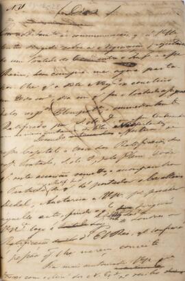 Despacho original enviado para Luiz de Souza Dias (s.d.), com data de 28 de dezembro de 1828, dis...