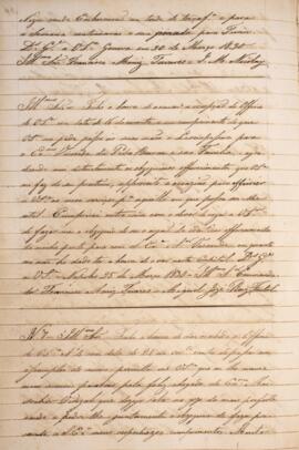 Cópia de ofício enviado por Miguel José Roiz Feital para Francisco Muniz Tavares (1793-1876), com...