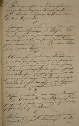 Circular enviada pelo Tesouro Público, com data de 13 de janeiro de 1827, instruindo a Comissão r...