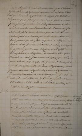 Cópia de nota diplomática enviada por João Antônio Pereira da Cunha para Nuno Barbosa de Figueire...