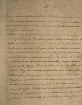 Nota Diplomática original enviada por G. Kieckhoefer para Pedro Afonso de Carvalho, com data de 1...