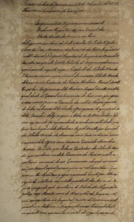 Carta patente com data de 7 de novembro de 1831 que confirma a nomeação de Abraham Russel Smith [...