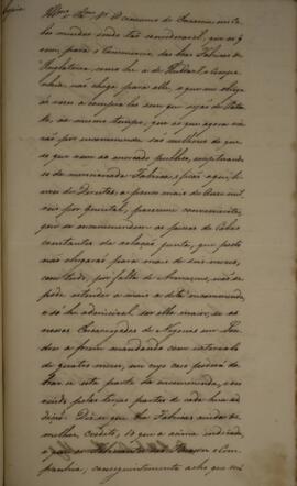 Cópia de anexo de Despacho enviado por José Maria de Almeida para Francisco Vilela Barbosa (1769-...