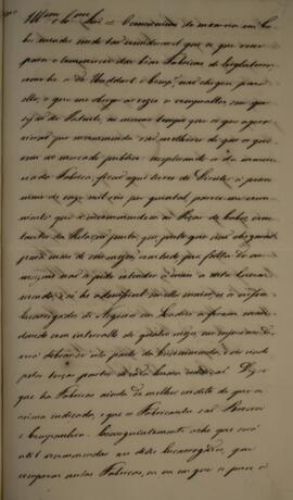 Cópia de anexo de Ofício enviado por José Maria de Almeida para Francisco Vilela Barbosa (1769-18...