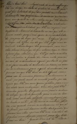 Cópia de anexo de Ofício enviado por Francisco de Lima e Silva (1785-1853) para David Jewett (177...