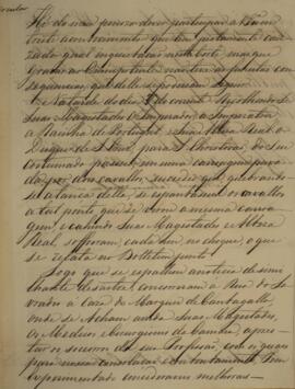 Cópia de circular enviada por Miguel Calmon du Pin e Almeida (1794-1865), Marquês de Abrantes, pa...