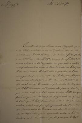 Ofício N.58 enviado por Manuel Rodrigues Gameiro Pessoa (s.d.-1846), Visconde de Itabaiana, para ...
