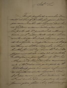Cópia de Ofício escrito por Veríssimo Máximo de Almeida (s.d.), com data de 07 de janeiro de 1831...