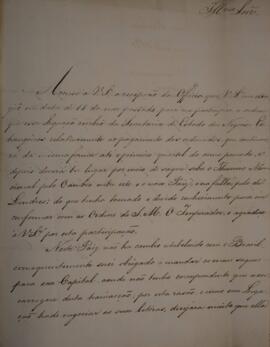 Cópia de Ofício enviado por Pedro Affonso de Carvalho (s.d.), para Eustaquio Adolfo de Mello Matt...