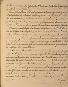 Segunda via de despacho original enviado por Francisco Carneiro de Campos (1765-1842) para José d...