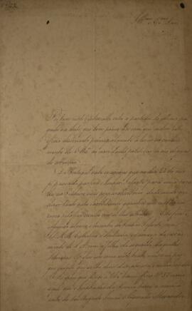 Cópia de ofício n° 62 enviado por Eustáquio Adolfo de Melo Matos (1795 - s. d.), para João Carlos...