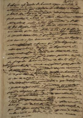 Rascunho de Nota Diplomática enviada para William Henry DeCourcy Wright (1895-1864), discorrendo ...