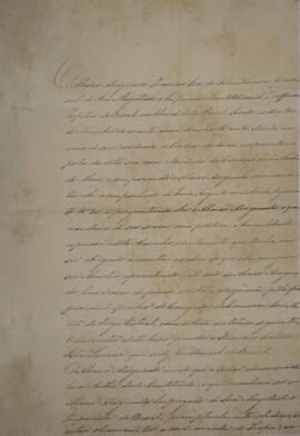 Cópia de ofício escrito por Francisco José da Silva Loureiro (s.d.), para Vicente Ferreira da Sil...