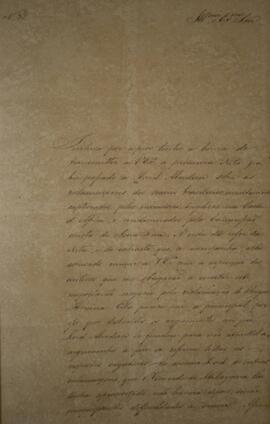 Cópia de ofício n° 38 enviado por Eustáquio Adolfo de Melo Matos (1795 - s. d.), para João Carlos...