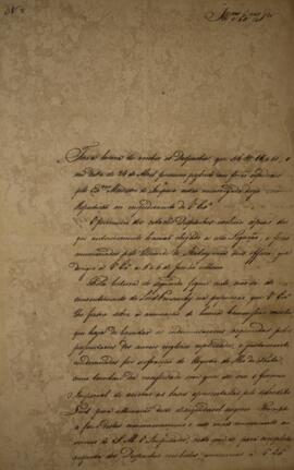 Cópia de ofício n° 2 enviado por Eustáquio Adolfo de Mello Mattos (1795-s.d.), para João Carlos A...