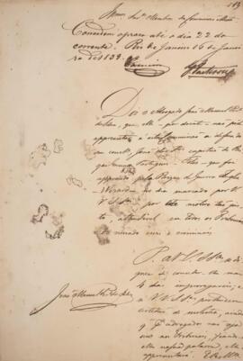 Requerimento datado de 16 de janeiro de 1839, e dirigido à Comissão Mista Brasileira Inglesa, por...
