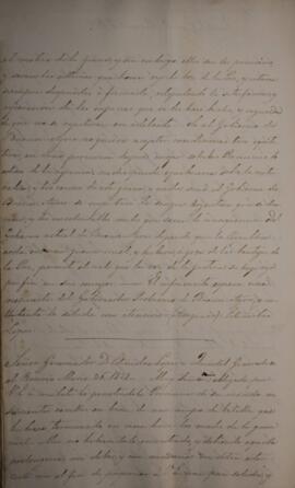 Carta original enviada de Juan Gallo Lavalle (1797–1841), para Estanislao López (1786–1838), com ...
