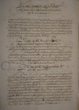 Cópia de ofício enviado por Vasco Fernandes César de Meneses (1673-1741), Conde de Sabugosa e Vic...