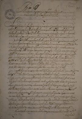 Relatório original enviado por Vasco Fernandes César de Menezes (1673-1741), vice-rei, com data d...
