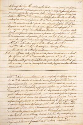 Cópia de ofício enviado por Luiz de Souza Dias (s.d.), para Francisco Muniz Tavares (1793-1876), ...
