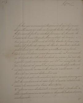 Ofício n.3 enviado por Antonio Telles da Silva Caminha e Meneses (1790-1875), Marquês e Visconde ...