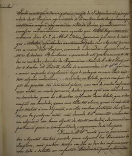 Despacho de Francisco Carneiro de Campos (1765-1842) a José Joaquim da Rocha (1777-1848) enviado ...