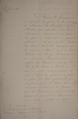 Nota diplomática enviada por M. E. de Gorostiza (s.d.), para Eustaquio Adolfo de Mello Mattos (17...