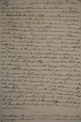 Minuta de carta patente datada de 12 de setembro de 1831, nomeando Manoel Guilherme dos Reis para...