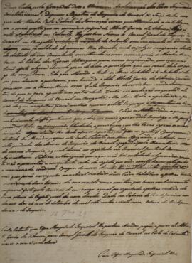 Minuta de carta patente datada de 16 de setembro de 1829, nomeando Alberto Garcia da Silveira par...