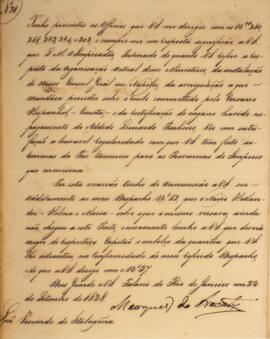 Despacho original n° 71 enviado por João Carlos Augusto de Oyenhausen-Gravenburg (1776-1838), Mar...