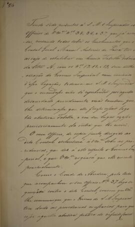 Cópia de despacho n.26 enviado por Miguel Calmon du Pin e Almeida (1794-1865), Marquês de Abrante...