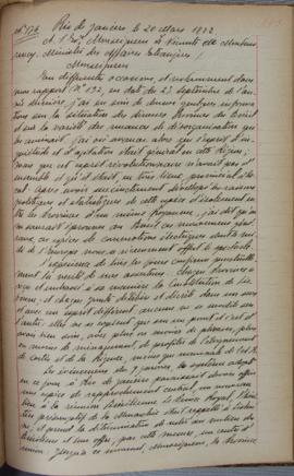 Despacho nº 176, de 20 de março de 1822, de Jean-Baptiste Maler (s.d.), Cônsul-geral da França no...