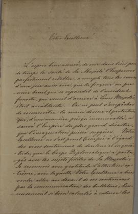 Ofício de 17 de dezembro de 1829, de Steen Bille, cônsul da Dinamarca, endereçada a Miguel Calmon...