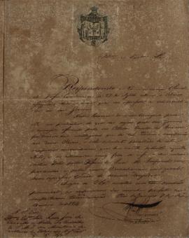Despacho de 7 de setembro de 1824, de Karl Wilhelm von Theremin, Cônsul-geral da Prússia no Brasi...